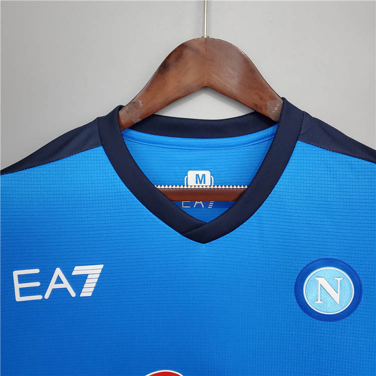 Lightweight Napoli 21-22 Home Blue Soccer Jersey Football Shirt