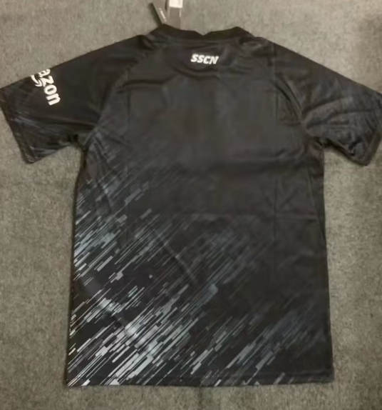 2223 Napoli Third Black Soccer Jersey Football Shirt - Official