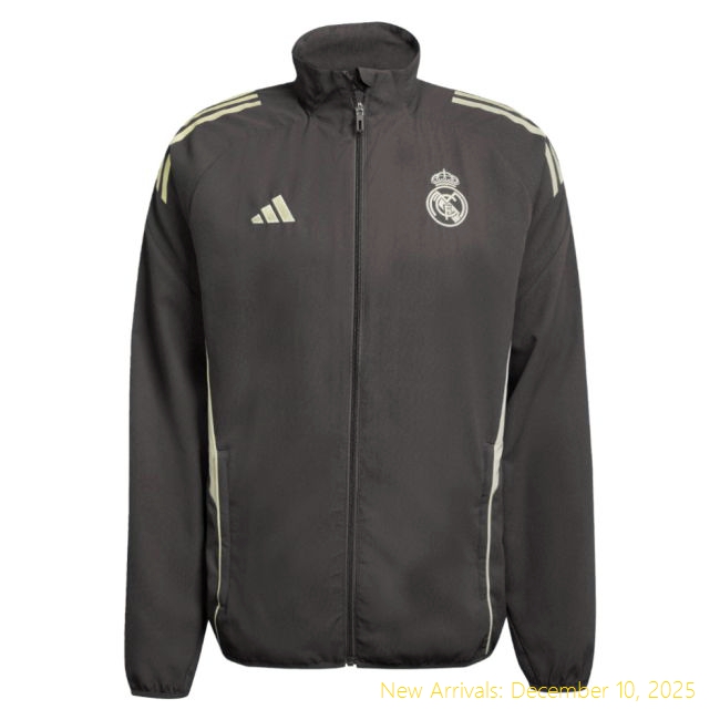 Durable 2025-2026 RM Real Madrid Presentation Jacket (Grey) - Great