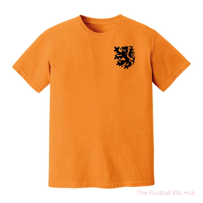 Holland National Team Embroidered Tee (Orange)