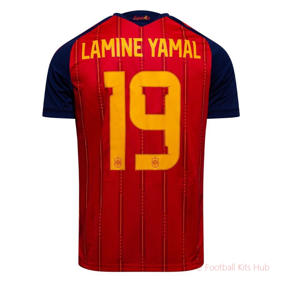 Spain Home Shirt World Cup 2026 LAMINE YAMAL 19