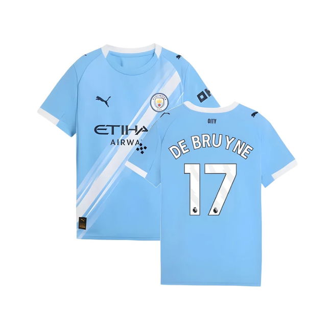 Premium-Quality Man City Bruyne 17 2025 2025-2026 Man City Home Shi...