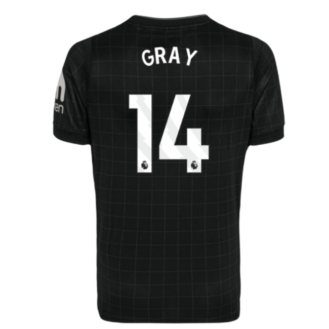 2025-20 Tottenham Authentic Away Soccer Jersey Gray 14 M S