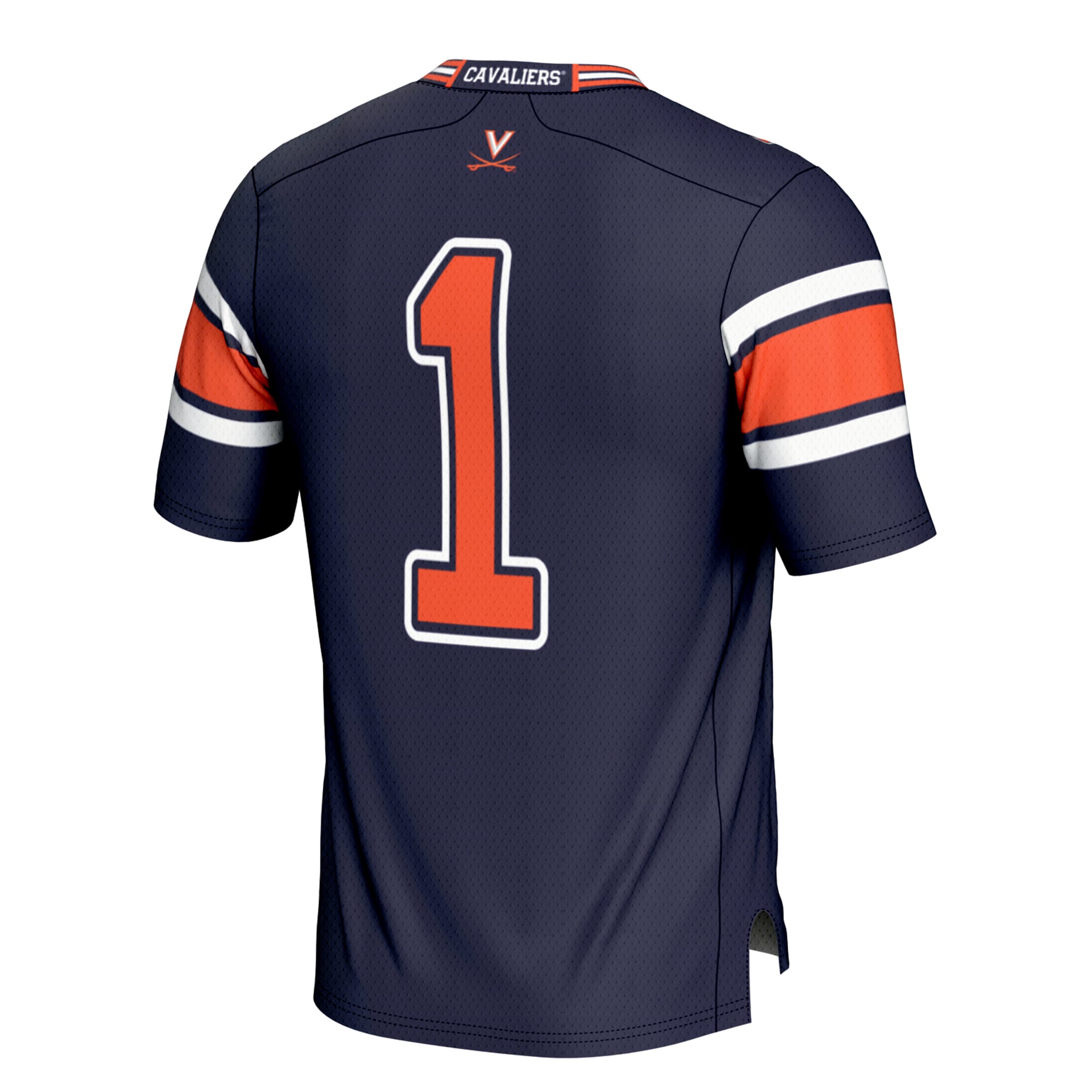Youth #1 Navy Virginia Cavaliers Football Jersey