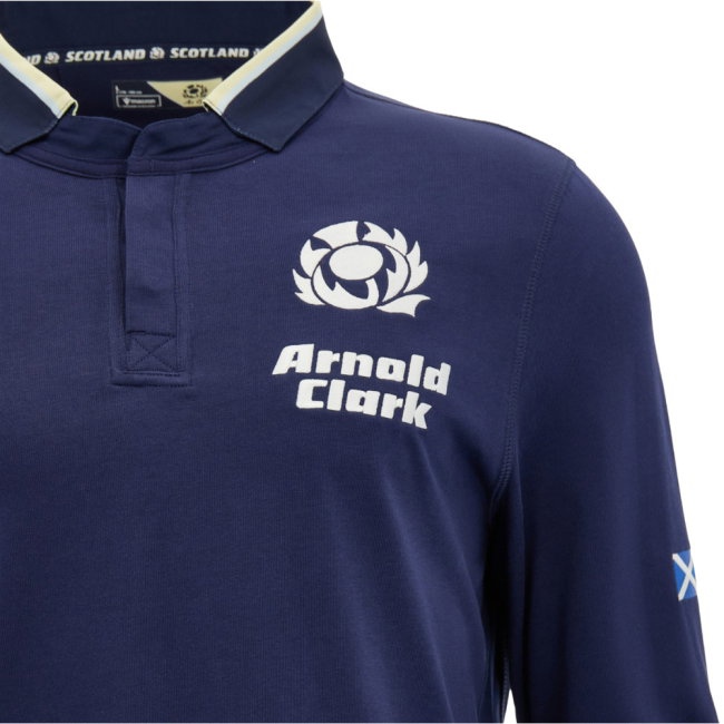 [JED] 2026 2027 Scotland Rugby LS Cotton Shirt Home Apparel