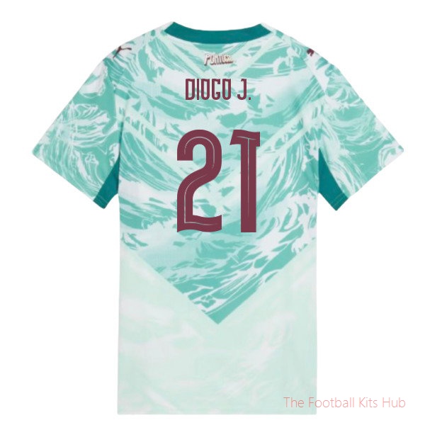 [LK] 2026/27 Portugal Away Shirt (Womens) (Diogo J. 21)