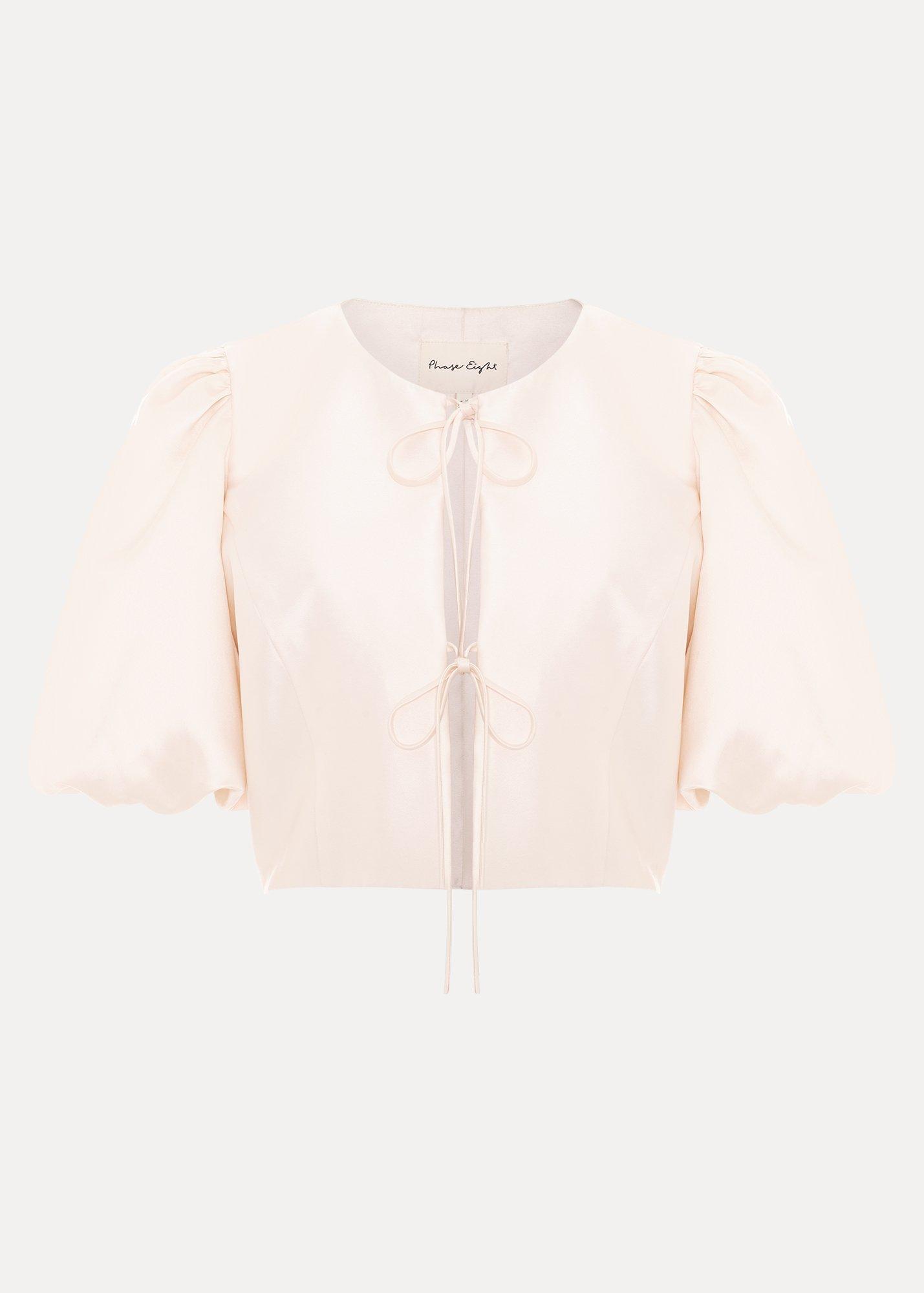 Paulina Cream Puff Sleeve Jacket