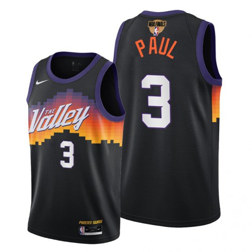 Nike Suns Black Chris Paul #3 Jersey - Economical NBA Fan Apparel