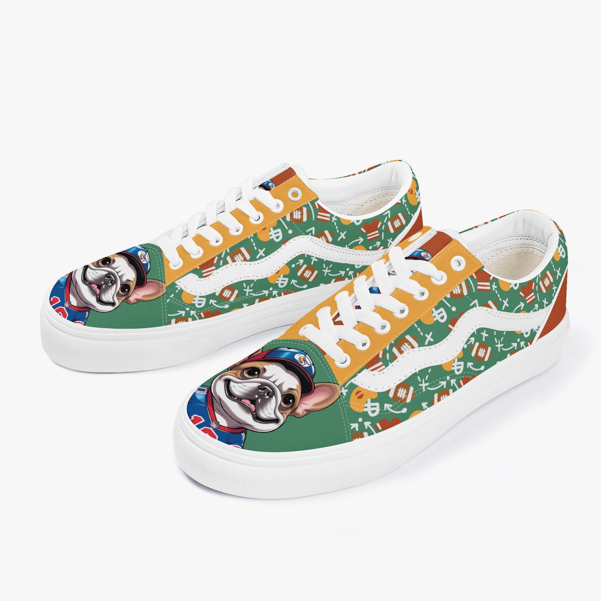 Larry - Trendy Low-Top Canvas Sneakers
