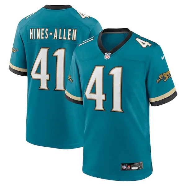 None Josh Game Jersey - Teal | NFL Player Jersey | NFL Football