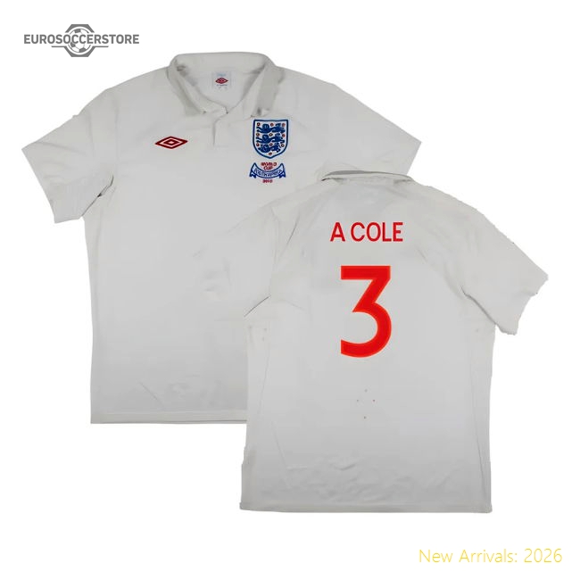 England 2009 Home Jersey Shirt Football Fan Apparel For Football For Football Fans