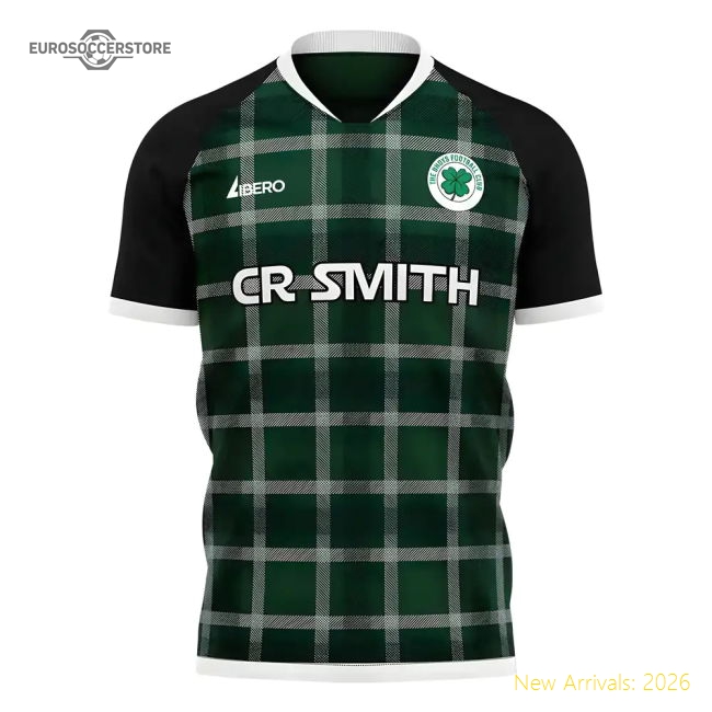 2025-2026 Football Team Womens Luxury Glasgow Greens Jersey Drycell