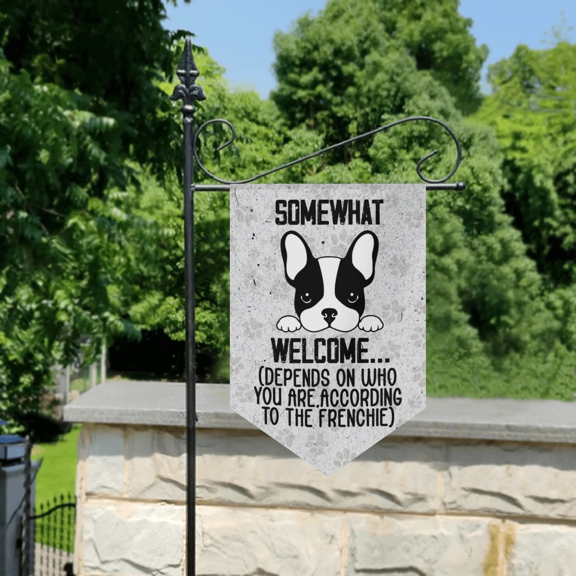 French Bulldog Brie Garden Flag Banner Practical Pet Supply