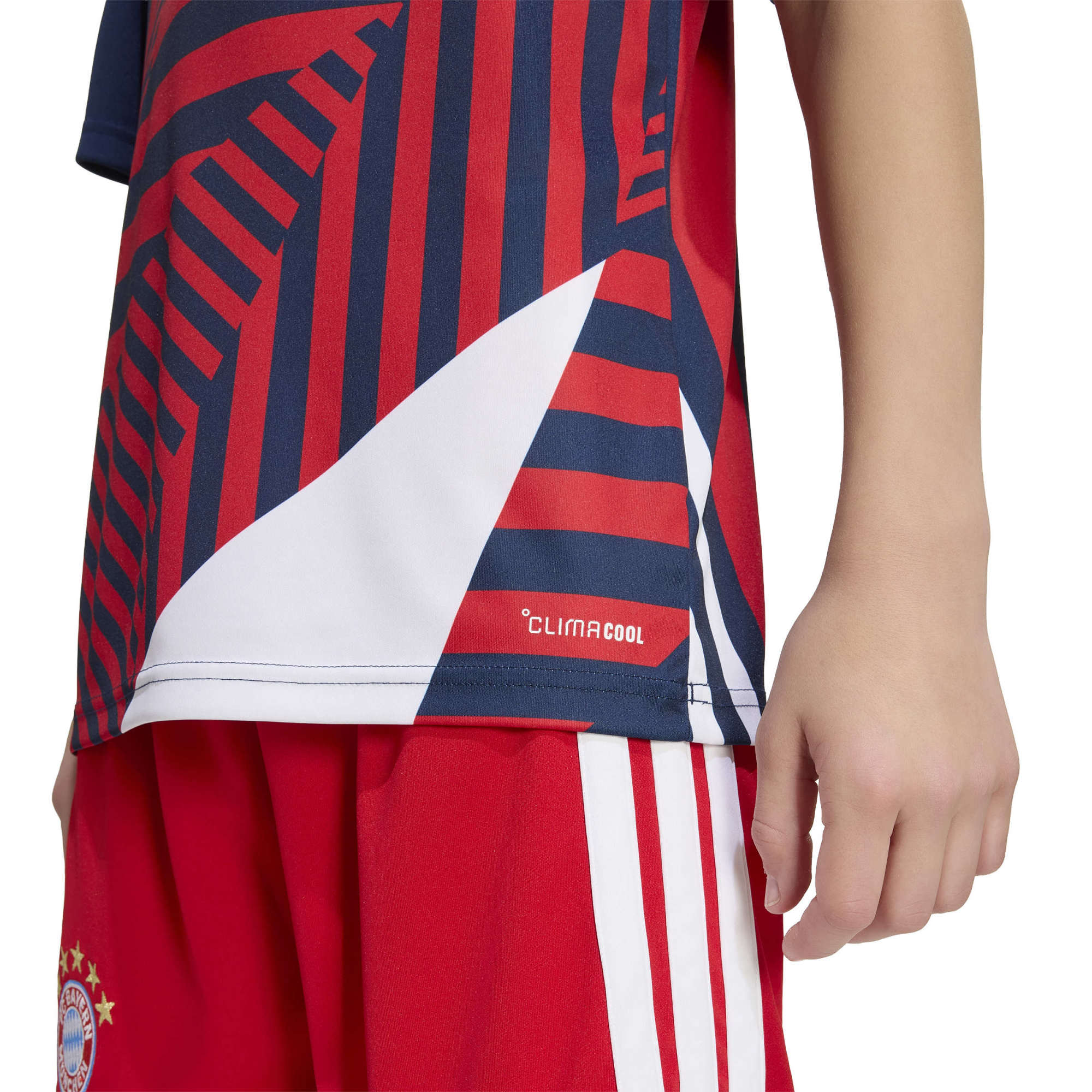 [SJH] Bayern Munich Youth 2026/27 Pre-Match Home Training Jersey - Blue/Red