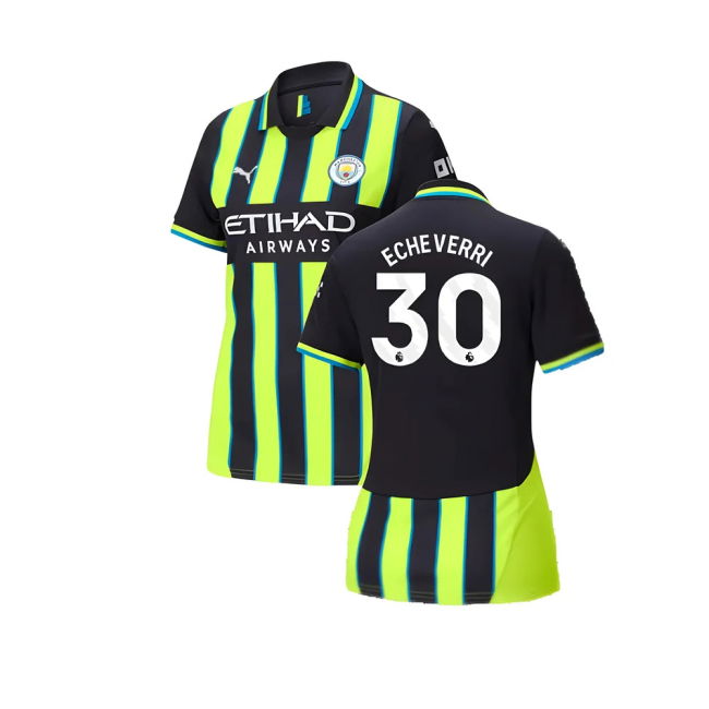 2024-2025 Man City Shirt (Womens) (Echeverri 30) (Womens)