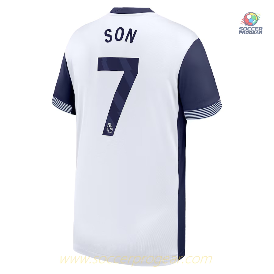 Kids Edition Tottenham Home Soccer Shirt 2024-2025 Season SON