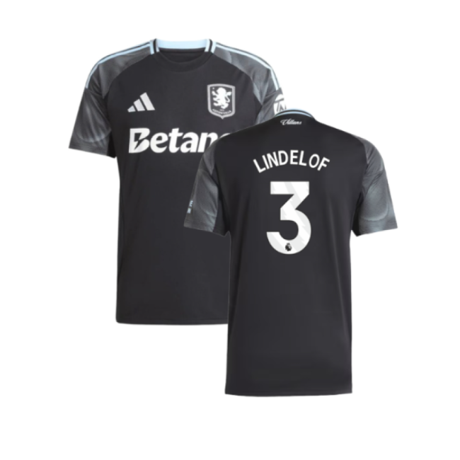 Professional 2025-2026 Aston Villa Away Shirt Lindelof 3