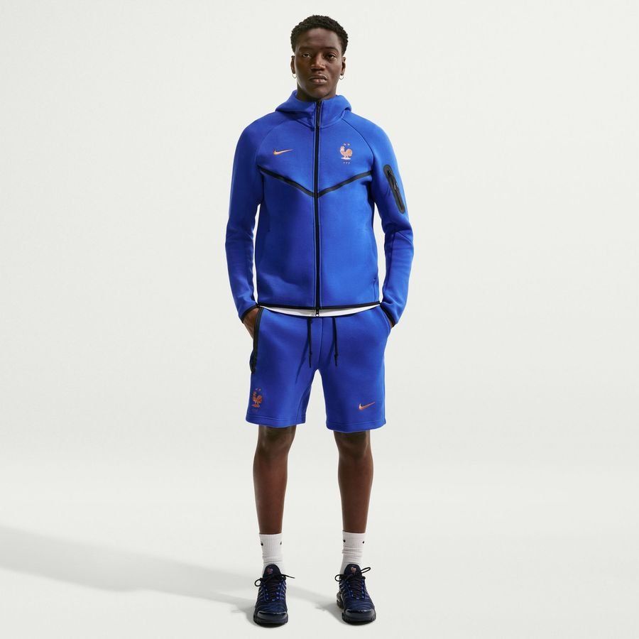France Sweat Shorts NSW Tech Fleece World Cup 2026 - Game Royal/Metallic Copper