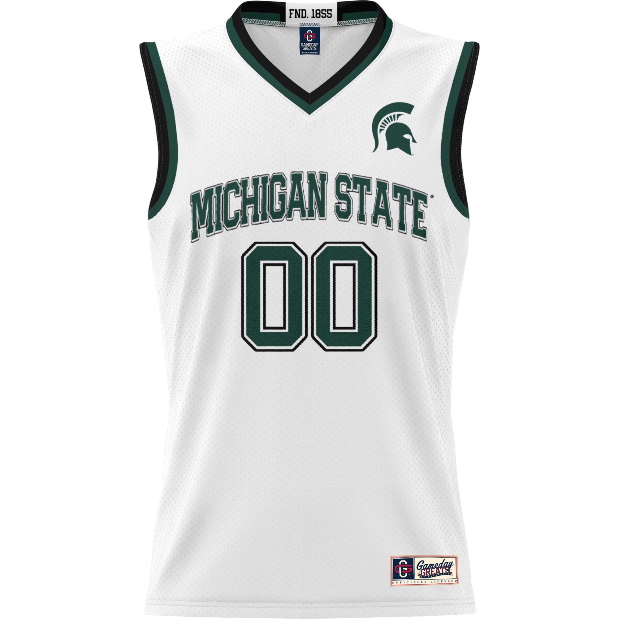 [DDG] Michigan State Spartans GameDay Greats Youth NIL Pick-A-Player Lightweight Women's Basketball Jersey - White