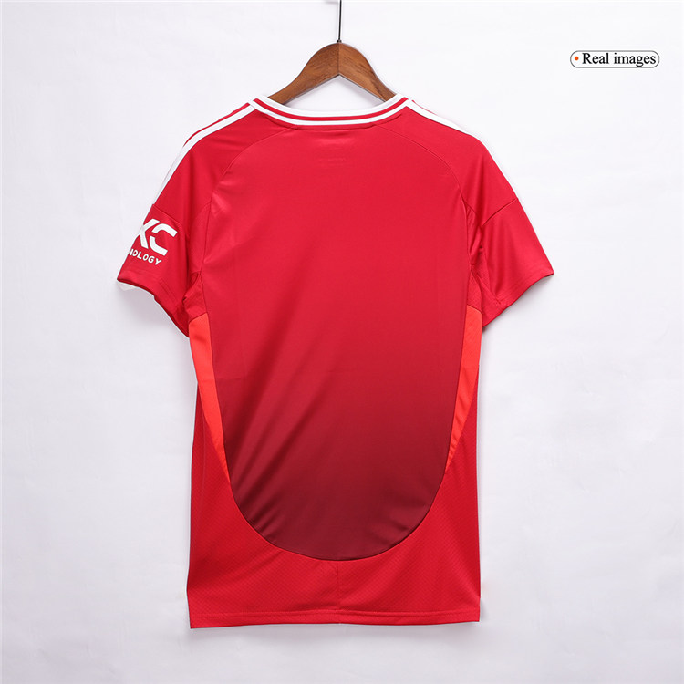 Comfort Fit Man Utd Manchester United 2425 Home Shirt 17 GARNACHO
