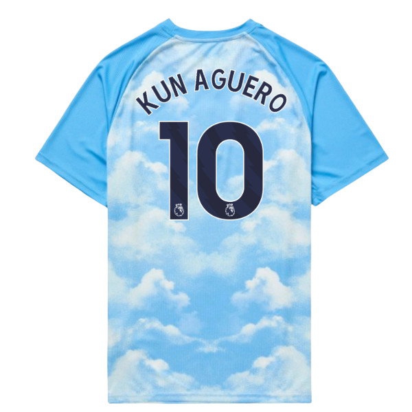 [LLS] 2026-2027 Man City Warm Up Jersey (Icy Blue) (Kun Aguero 10)