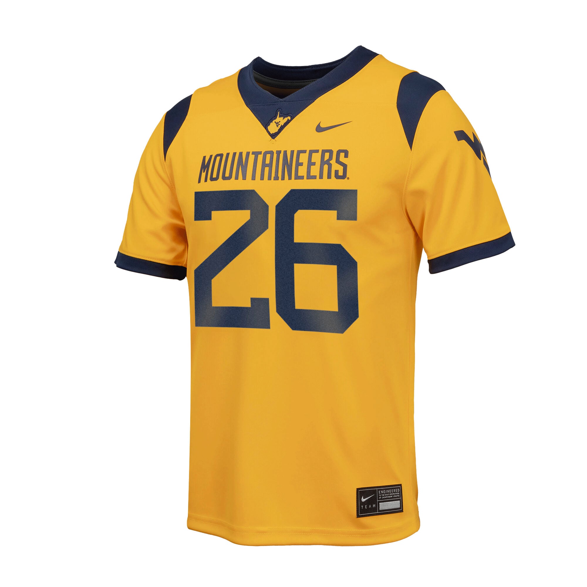 Youth Gold West Virginia Mountaineers Football Jersey