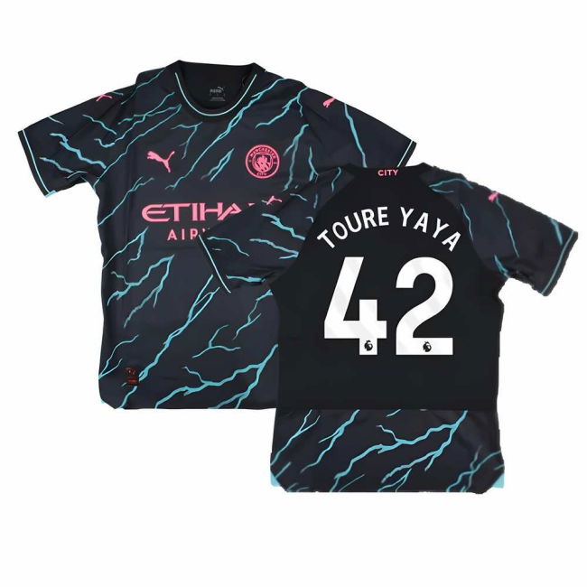 Man City Main Team High Performance Third Player Jersey (TOURE 42)