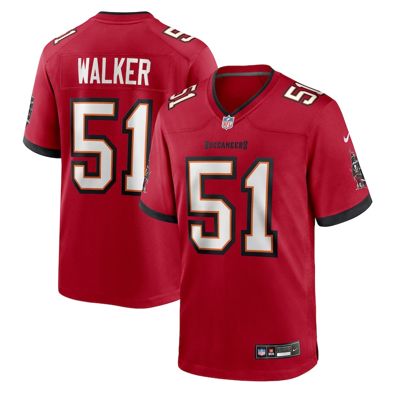 None David Walker Champion TB Buccaneers Authentic Jersey for NFL Fans