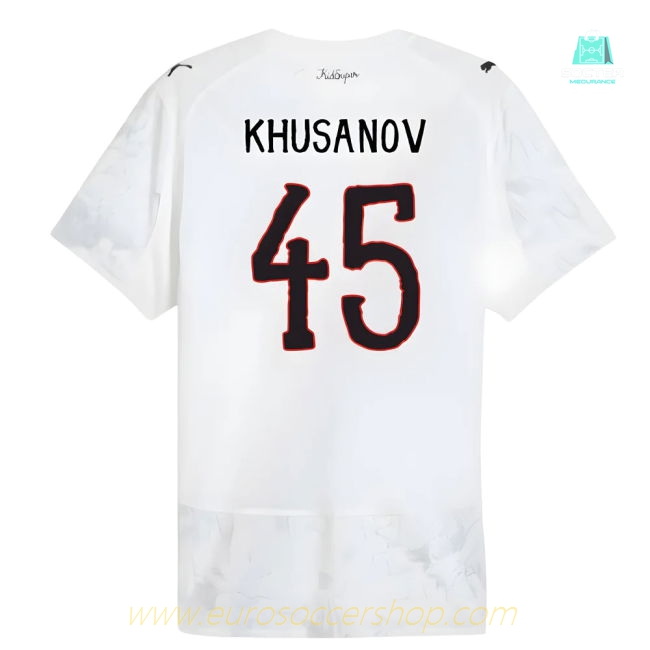2025-2026 KIDSUPER x Manchester City CWC Authentic Shirt (White) (Khusanov 45)