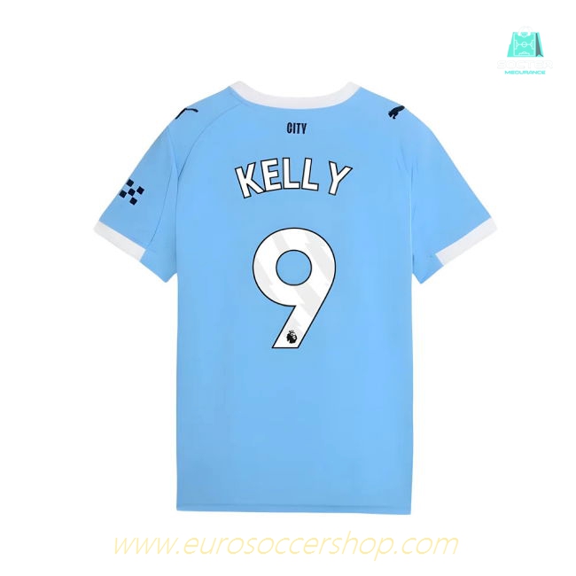 2025-2026 Man City Home Shirt (Kids) (Kelly 9)