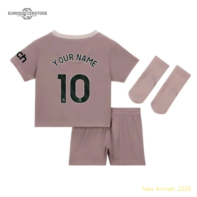 2023-2024 Tottenham Third Baby Kit (Your Name) For Premier League Fans
