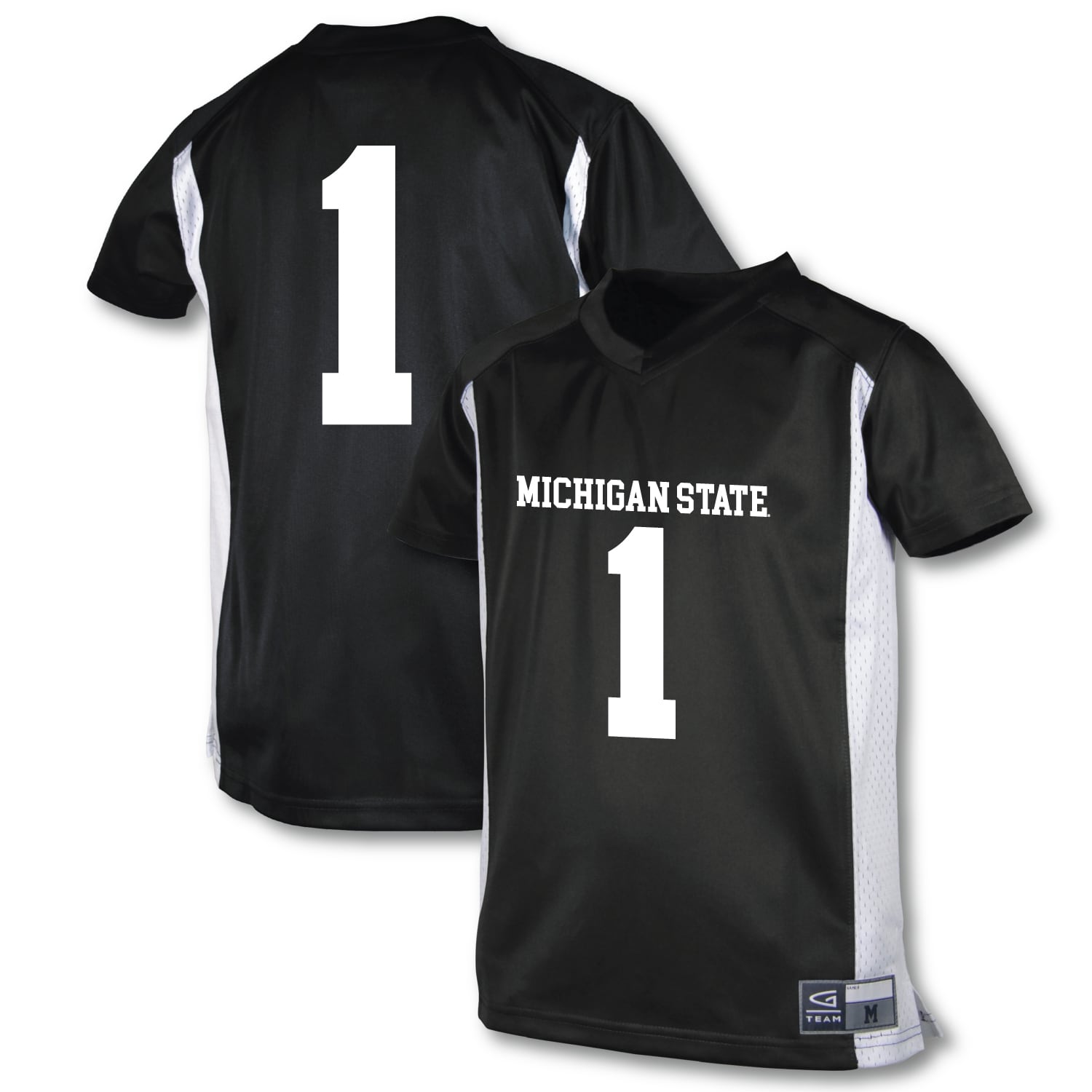 [NJP] Michigan State Spartans Garb Youth Football Jersey - Black
