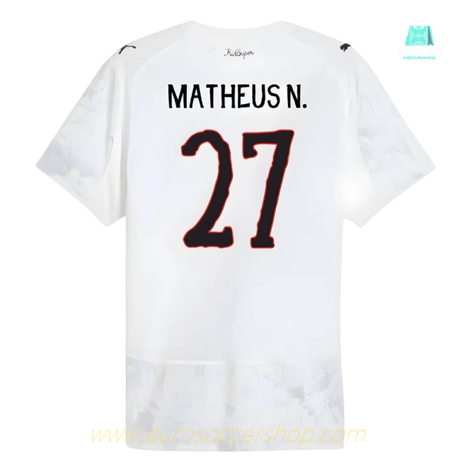 2025-2026 KIDSUPER x Manchester City CWC Authentic Shirt (White) (Matheus N. 27)
