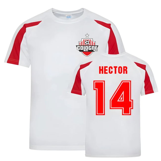 Jonas Hector Cologne Sports Training Jersey (White) | Breathable