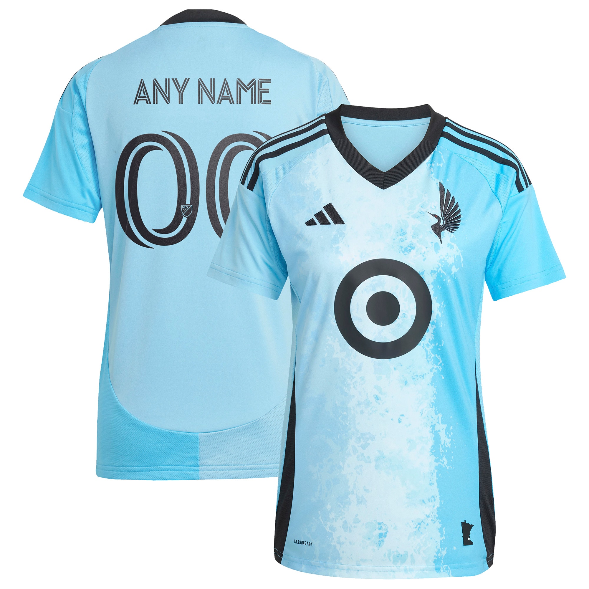 [JED] Minnesota United FC Women's 2025 CONVERGENCE Replica Custom Jersey - Blue
