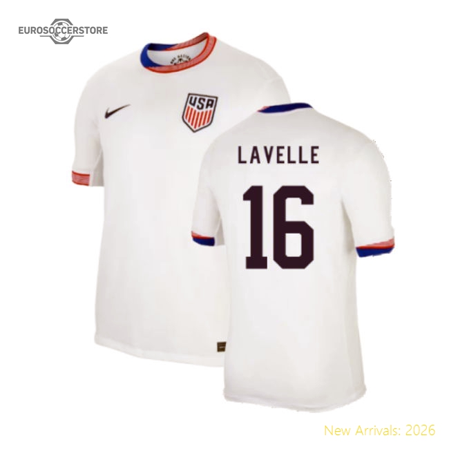 Luxury 2024-2025 United States Home Dri-fit Adv Shirt (lavelle 16)