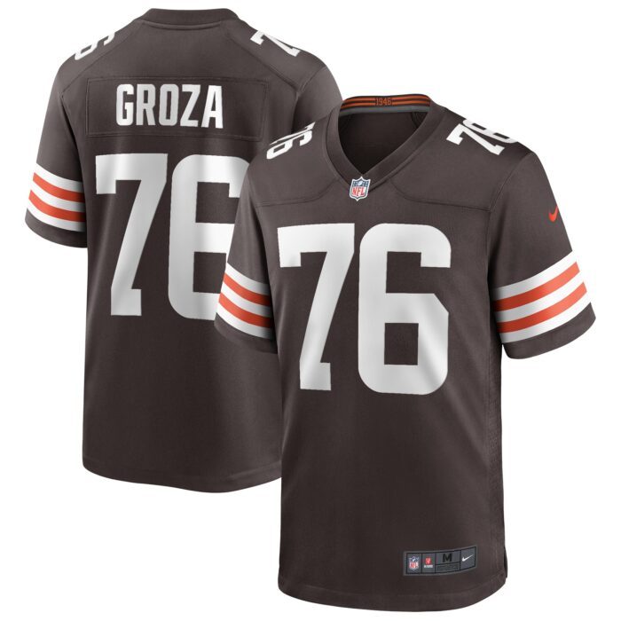 None Men's CLE Browns Iconic Game-Ready Jersey Game Day Wear