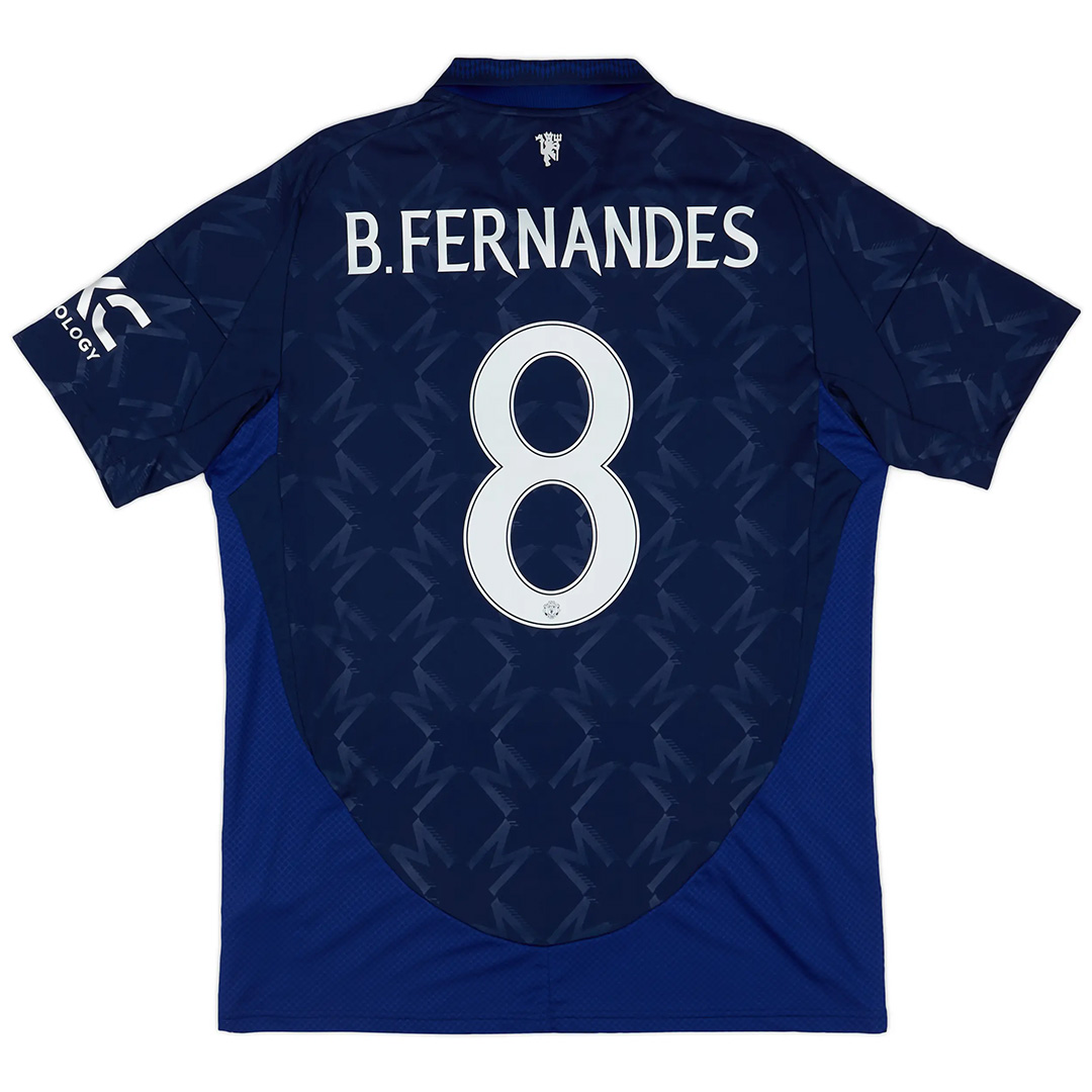 Official Man Utd Manchester United 2425 Away Shirt 8 BFERNANDES