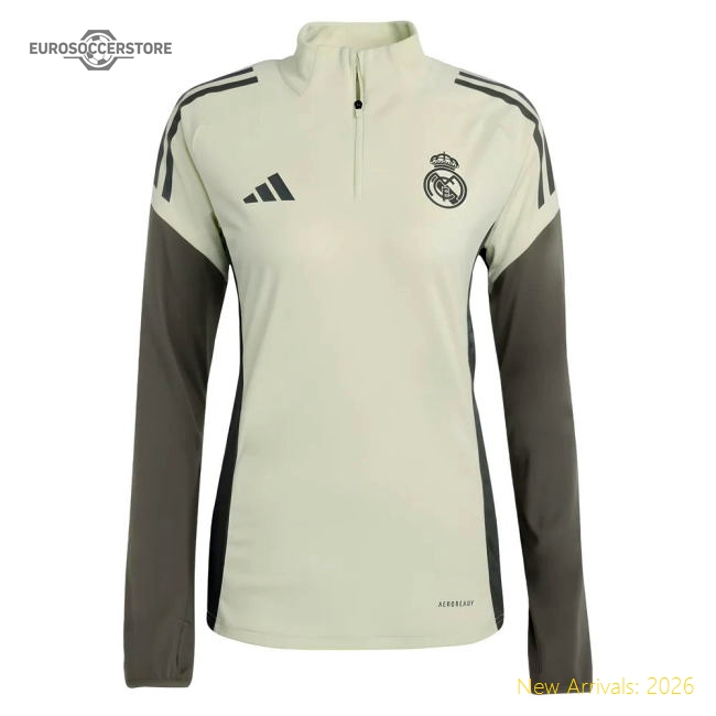 Popular 2025-2026 Real Madrid Training Top (Almost Lime) - Kids