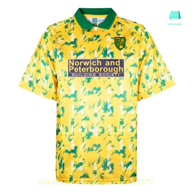 Norwich City 1993 Home Retro Shirt (SHERWOOD 4)