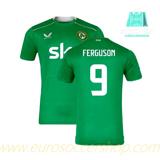 2024-2025 Season Ireland Home Jersey (Ferguson 9)