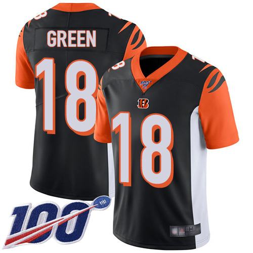 Premium NFL CIN Bengals #18 A.J. Green Green Limited Jersey - Fan A...
