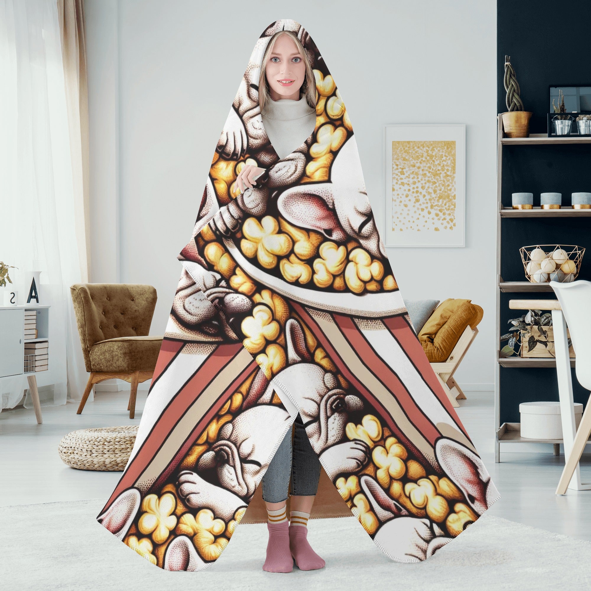 Comfortable Street-Ready Winston - Hooded Blanket for Daily Life Premium