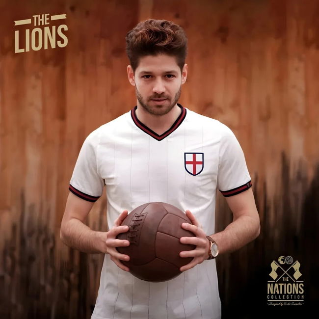 Authentic Vintage England The Team Football High Team World