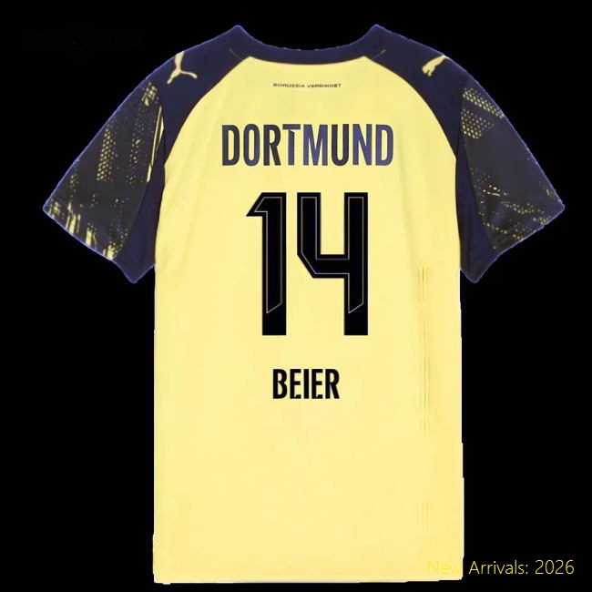 Borussia Dortmund Children 2025 Home Jersey Shirt Football Fan Game Day Supporter Collection