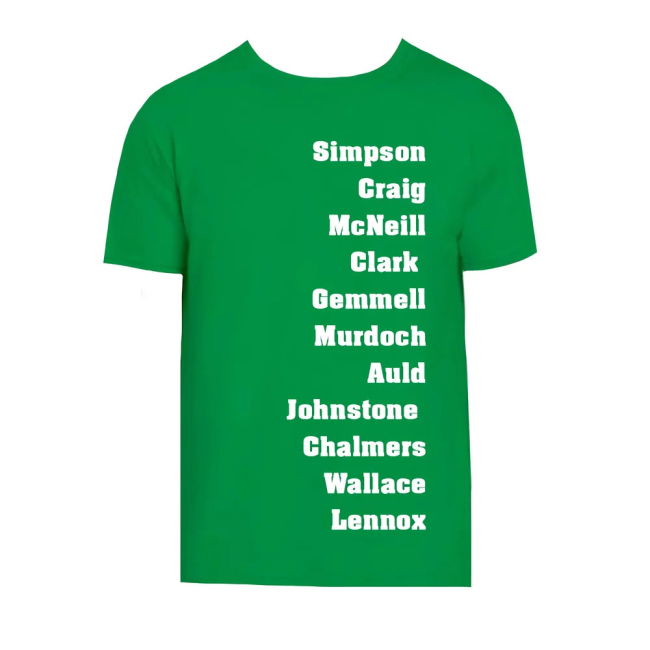 Official Glasgow Celtic Team Tee Kevin De Bruyne #17 Retro Colle (v6)