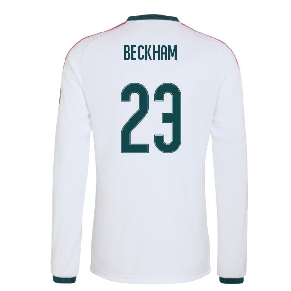 [KK] 2026-2027 Real Madrid Long Sleeve Home Shirt (Beckham 23)