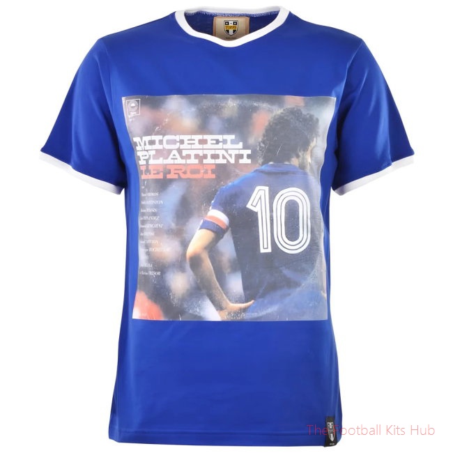 Pennarello: LPFC - Platini T-Shirt - Royal/White Ringer