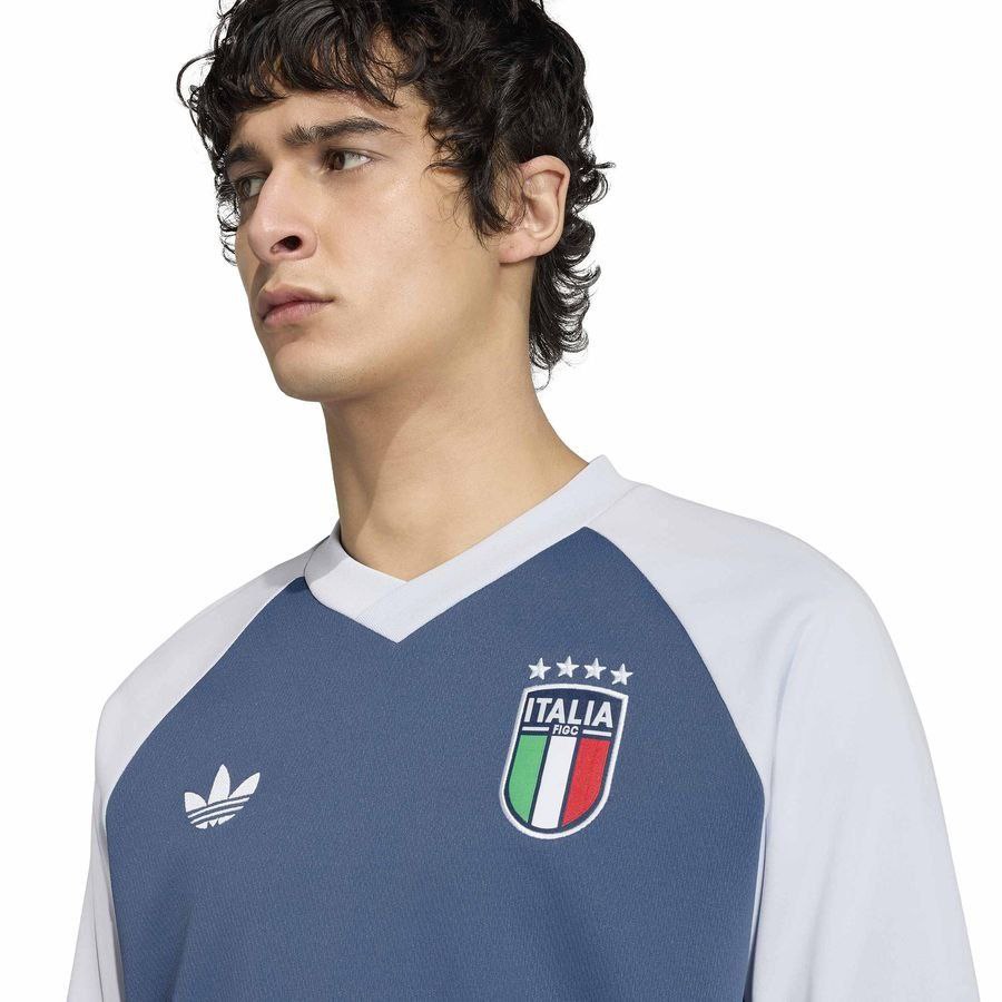 Italy Training Shirt Pre Match Warm Top Away - Night Marine - Supporter Apparel