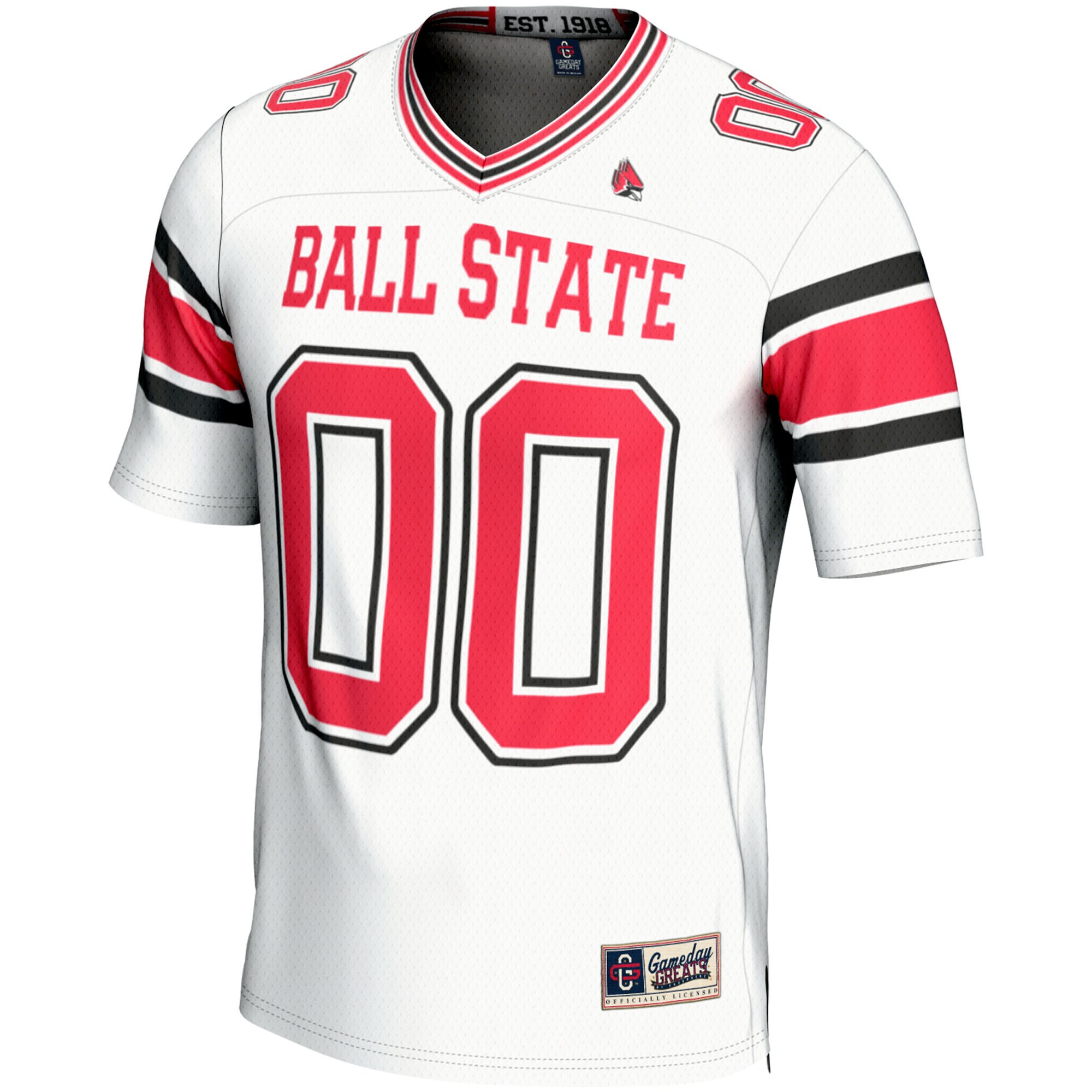 Ball State Cardinals Football Jersey - White | Stadium Series 26/27 Season